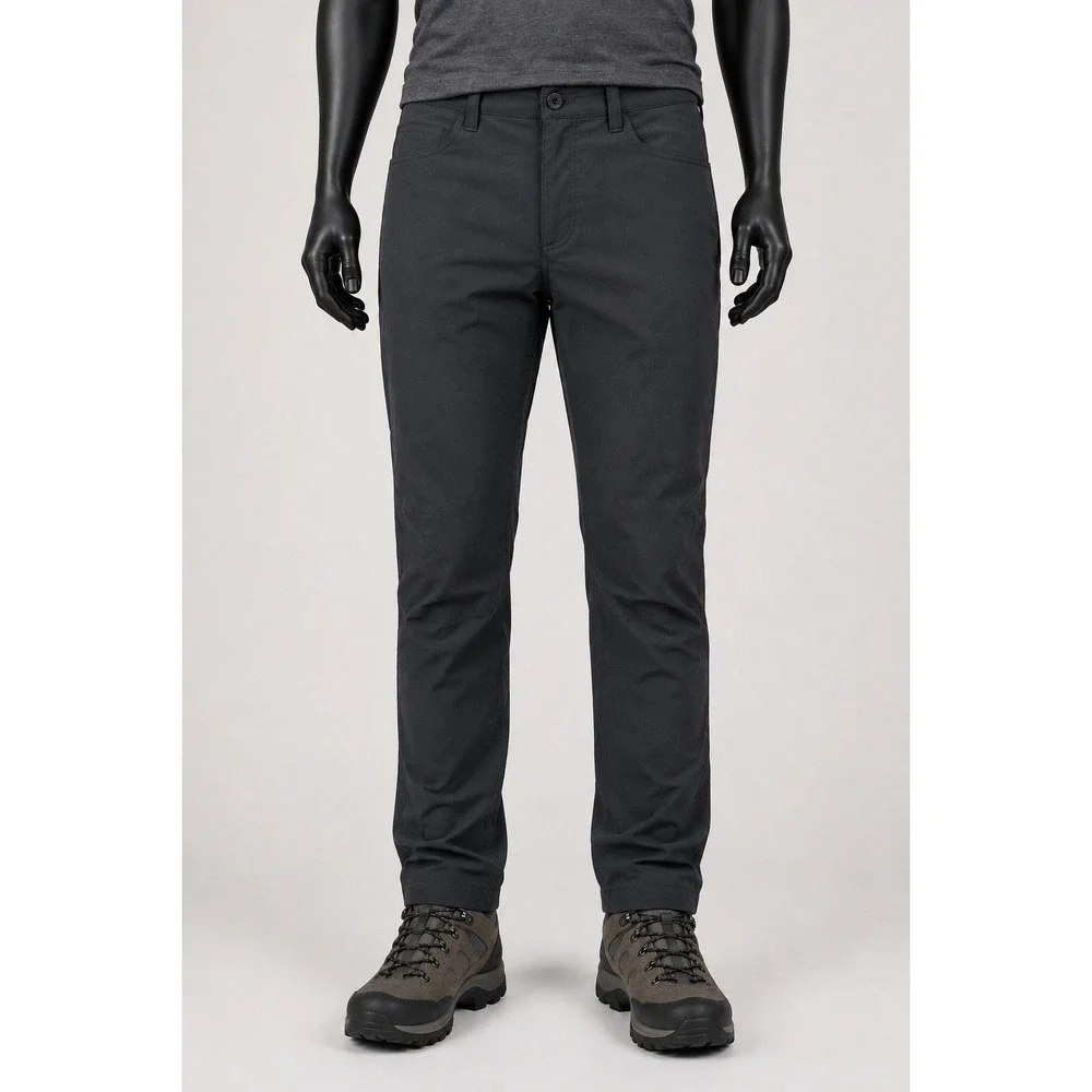 Eddie Bauer Horizon Guide Chino Pants Mens 36x32 Gray Stretch Hiking Travel